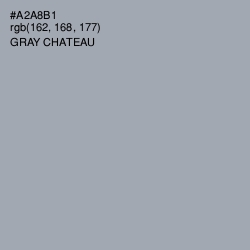 #A2A8B1 - Gray Chateau Color Image